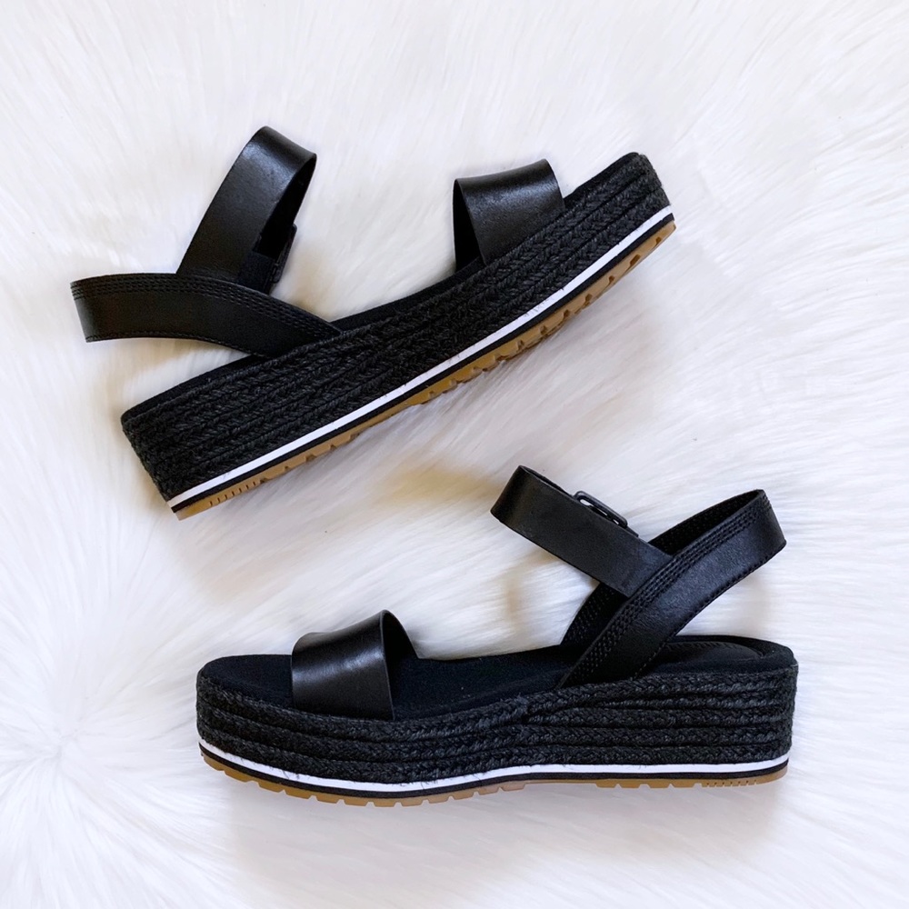 Timberland Black Santorini Sun Espadrille Sandals - Picture 5 of 6